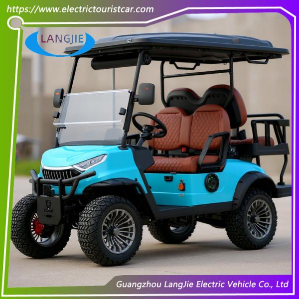 Club Car Precedent Golf Cart 4 Seats AC Motor Electric Tour Bus For Park