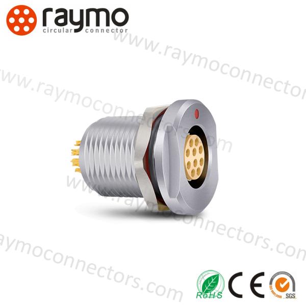 RAYMO 19 Pin Circular Push Pull Connector Brass Chrome Plated DIN