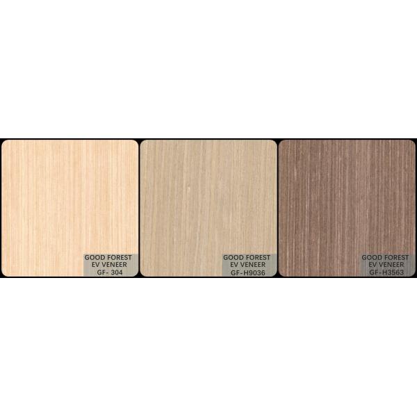 Проектированный деревянный цвет прямого зерна дуба облицовки облицовки EV естественный