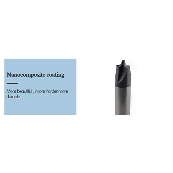 solid carbide end mill Carbide 4 Flute Inner Corner Radius End Mill CNC Cut Bit