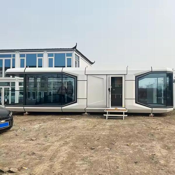 Customizable Household Waterproof Space Capsule Container Houses and Mobile Prefabricated Steel Houses