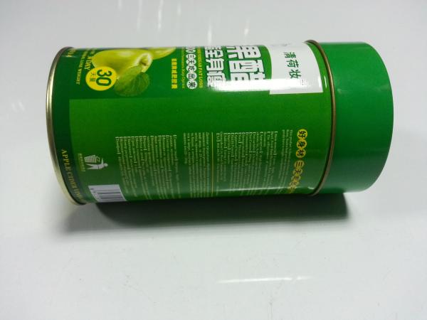 Recipientes da lata do produto comestível do armazenamento do chocolate/tabaco redondos/Cylindroid