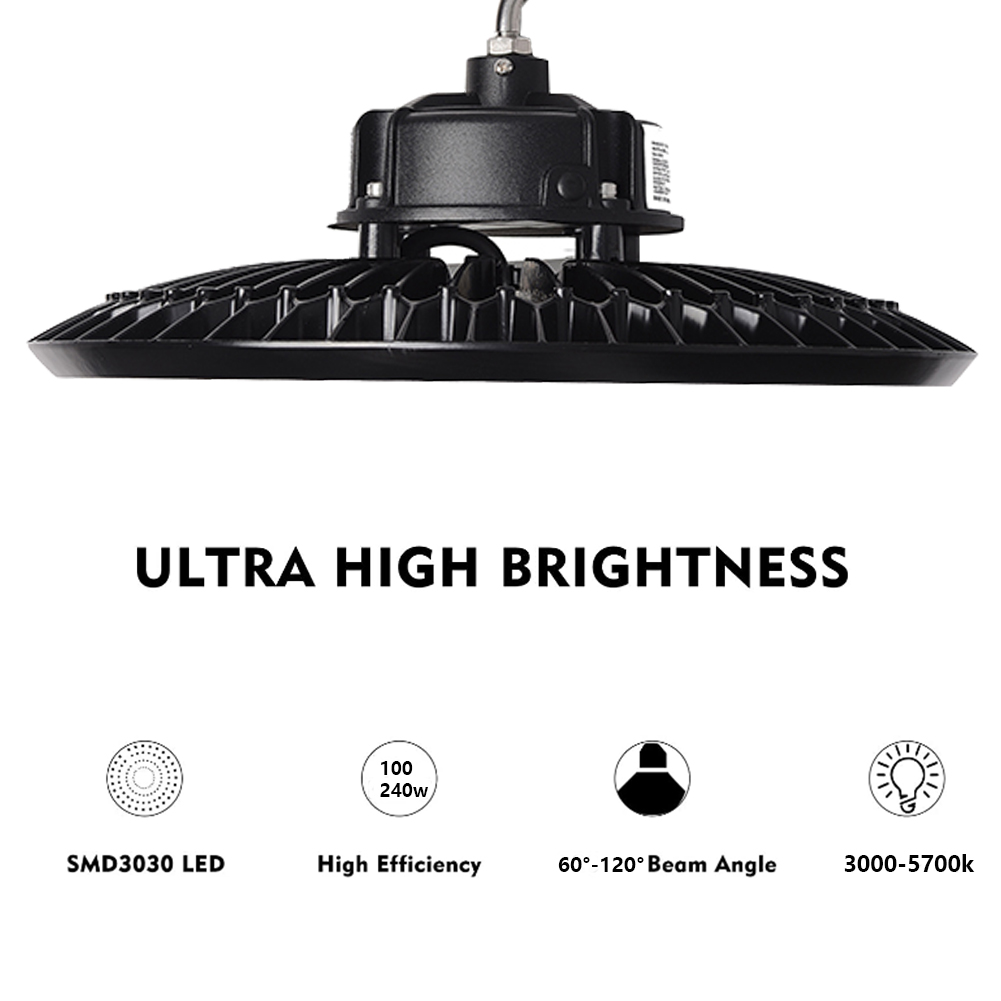 света UFO залива СИД люменов IP65 160LM/W 200W 120V 32 000 высокие