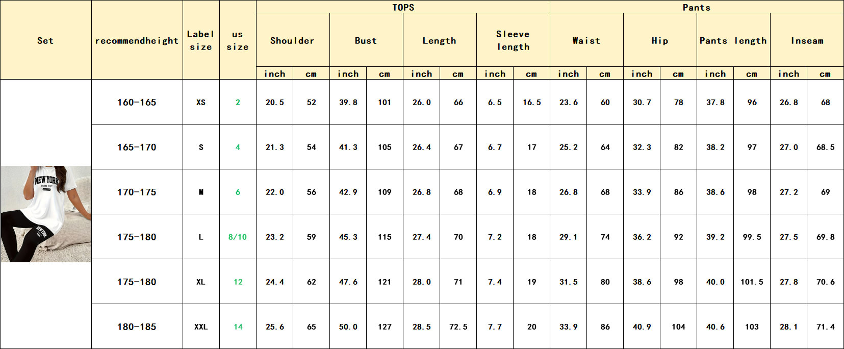 Casual Style Matching Sets Women XL XL L Black White Two Piece Set