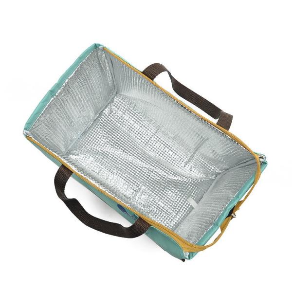 Cylindrical Insulated Soft Cooler Picnic Lunch Box Tote Bottle Bag Freezer Tote Handbag