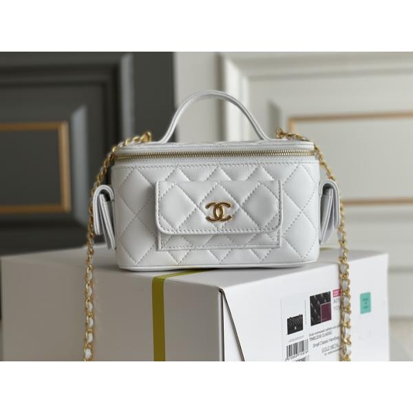 Случай тщеты Chanel 22K сумок Lambskin изготовленный на заказ заклеймленный Multi карман