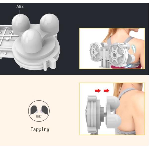 Body Care Battery Operated Massage Pillows For Neck And Back With Infrared Heating