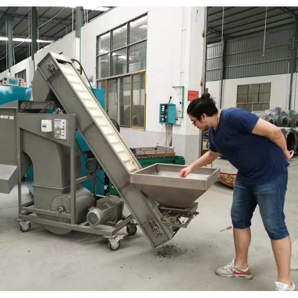 DL-6CSST-80 Oolong Tea Deblocking and Screen Sieving Machine with 36 RPM Barrel Speed