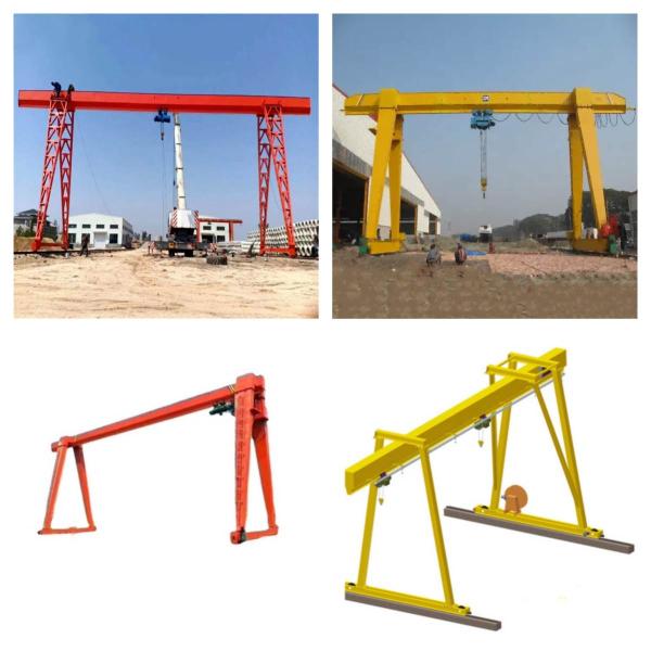 Одиночный мостовой кран ферменной конструкции прогона поднимает мобильный электрический надземный портал 3T 5T