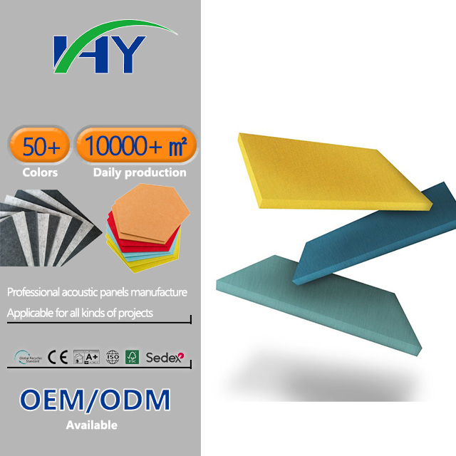 Acoustical Treatment PET Acoustic Panels For Corporate Meeting Rooms