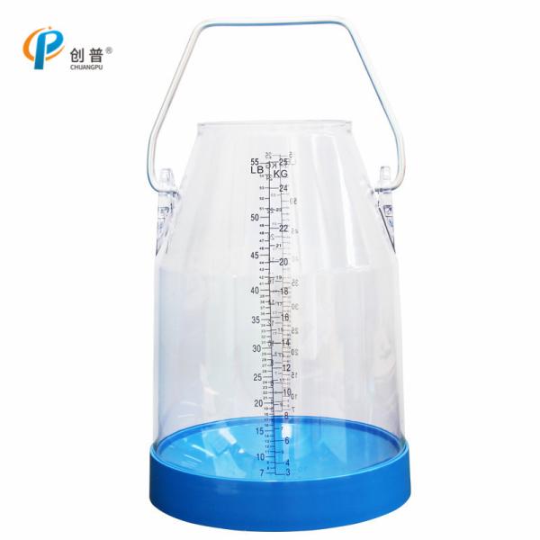 Rust Resistant 25L Clear Milking Bucket Pail Durable for Smooth Milking Operations