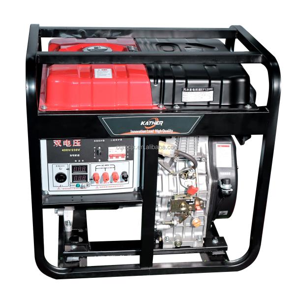 8.5kVA Dual Voltage Open Frame Generator 230V/400V for Building and Medical Emergency