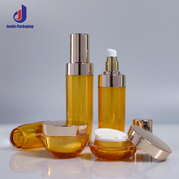 Wholesaler Price Refillable Acrylic Cosmetic Lotion Pump Bottle 150ml Skincare Packaging Cream Jar Essential Water Container