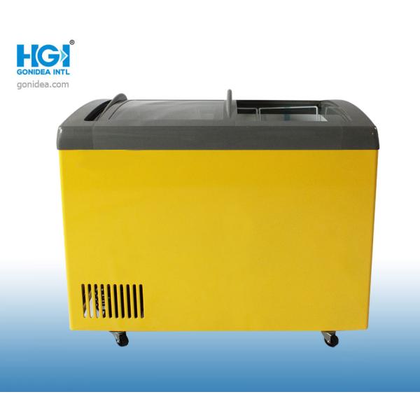 Frigidaire двойной двери замораживателя комода двери продажи фабрики замораживатель стеклянного коммерчески