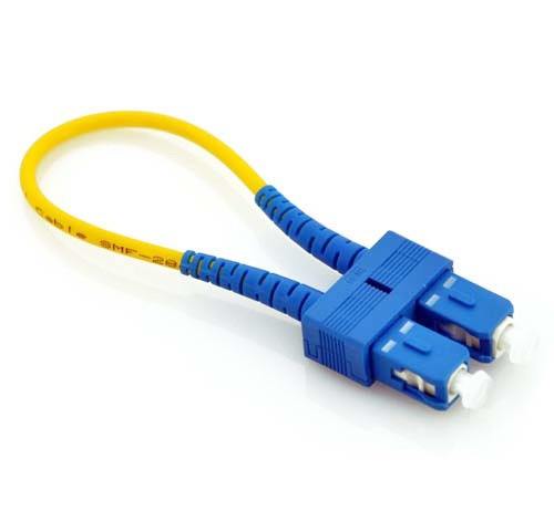 Optical SC Loopback Fiber Optic Patch Cord Of Communications Connections