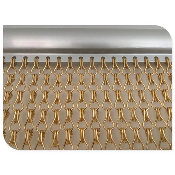 Non-fading anodising 1.6 mm aluminum chain door curtain wide 90 cm