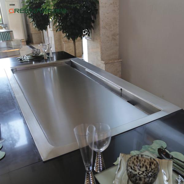 Teppanyaki Grill Table 20mm Steel Top with CE ISO Certification from China Factory