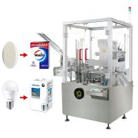 Máquina de embalagem de caixa de papelão automática de carregamento vertical para produtos pequenos sabonete em barra