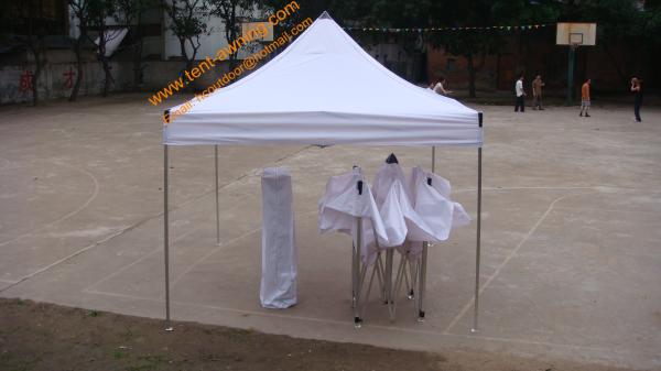 White Waterproof Oxford Cover Instant  Commercial Pop Up  Tent  Aluminum Foldable Tent