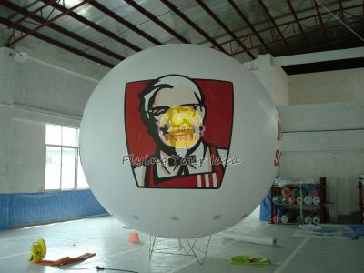O hélio enorme da propaganda exterior balloons com impressão digital completa para o dia da celebração