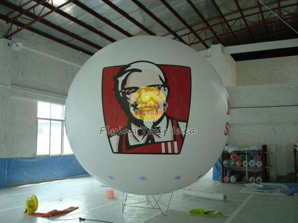 Huge outdoor advertising helium balloons with Full digital printing for Celebration day