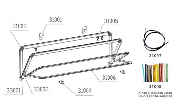 Retractable French Style Awnings Components