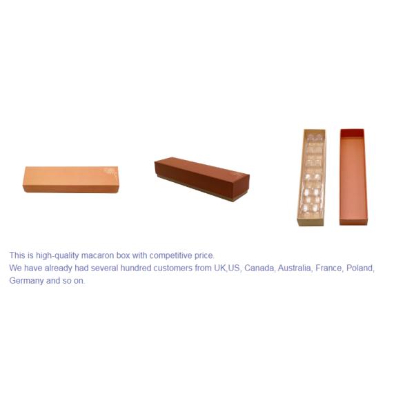 Macaron Packaging Paper Box Gift Box Beautiful Shape Biscuit Snack Box