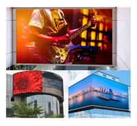 P3.9 Affichage LED fixe intérieur RGB Écran LED publicitaire à angle de vue de 140°