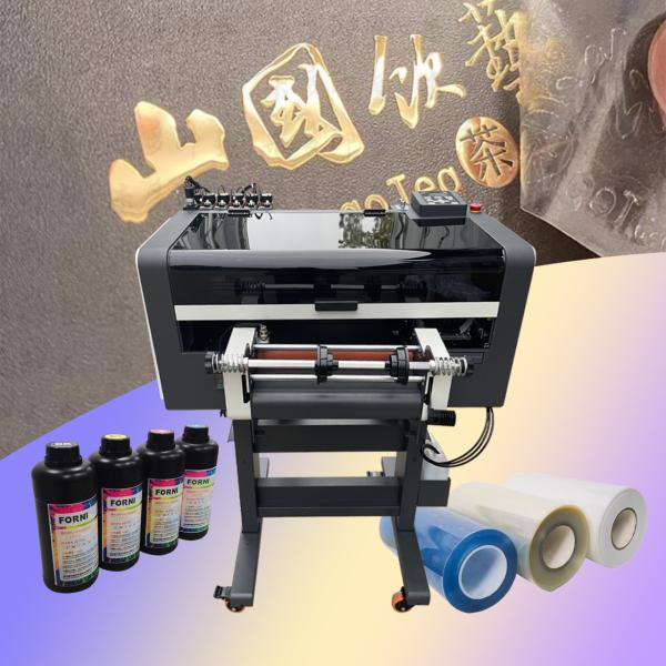 Top Quality Easy Peel Cold Transfer Printing 60cm 100m A And B Full Set AB PET Uv DTF Film Roll For Uv Printer