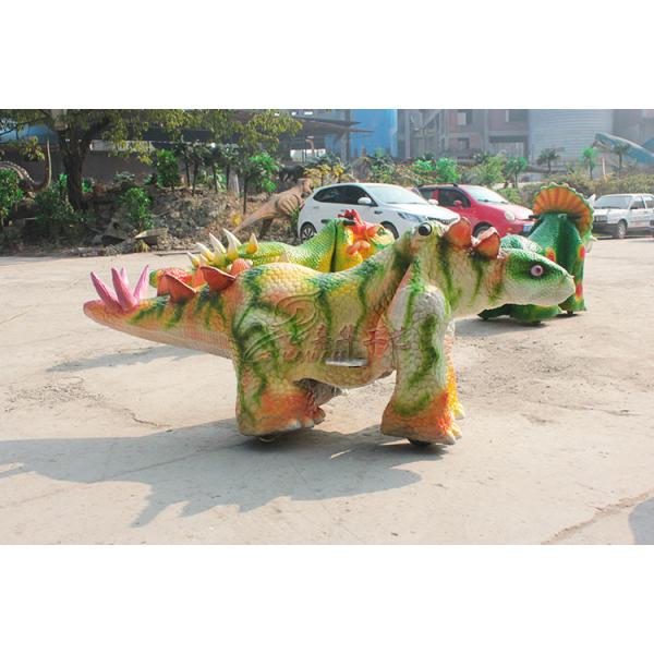 Водостойкий автомобиль батареи динозавра, яркая электрическая езда на динозавре