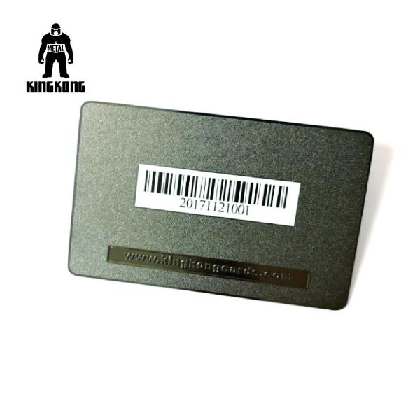 Creative Lasered Metallic Embossed Business Cards Frosted Finished Gold Silver Color