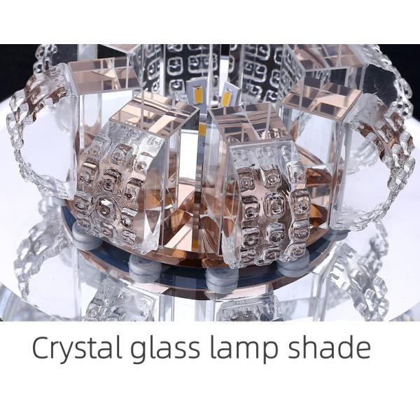 Современный кристаллический проход Светодиод творческий вход стеклянный балкон крыша коридор потолок подсветка