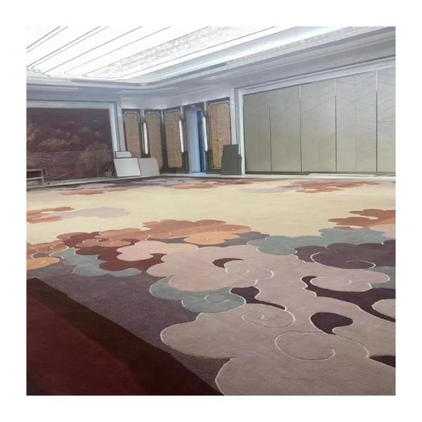 Modern Cut Pile Hand Tufted Wool Carpet for Hotel Living Room Custom Luxury Designer