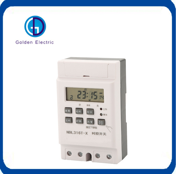 Электронная настройка Nbl325-3 Механический 24-часовой переключатель времени Электрический переключатель таймера