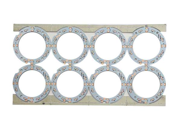 Aluminium Single Sided PCB Circuit Board 1oz Copper For LED Lighting