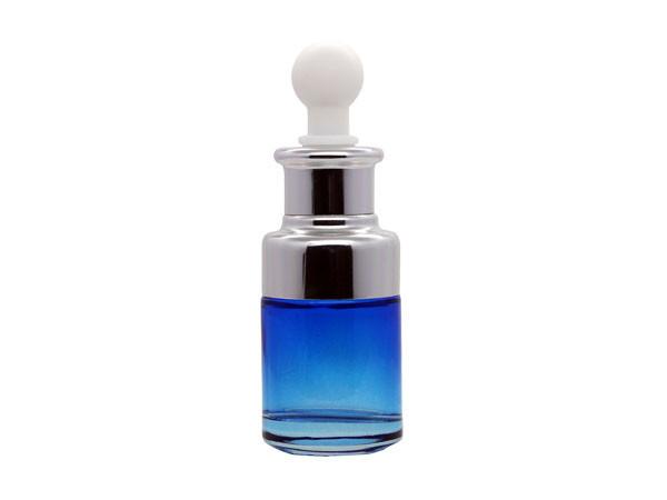 ES-317Y glass cosmetic essential oil bottle & bulb dropper pipettes/closures/assemblies