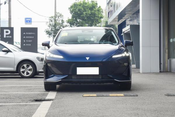 Changan Dark Blue SL03 Sedan Electric Car Mini New Energy Left Side Steering Car
