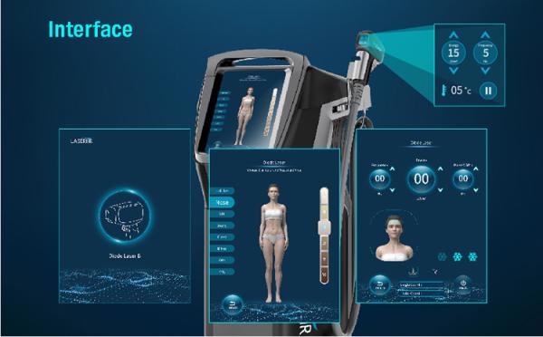 1800W 808nm Diode Laser Hair Removal Machine12 Laser Bar diode ice laser
