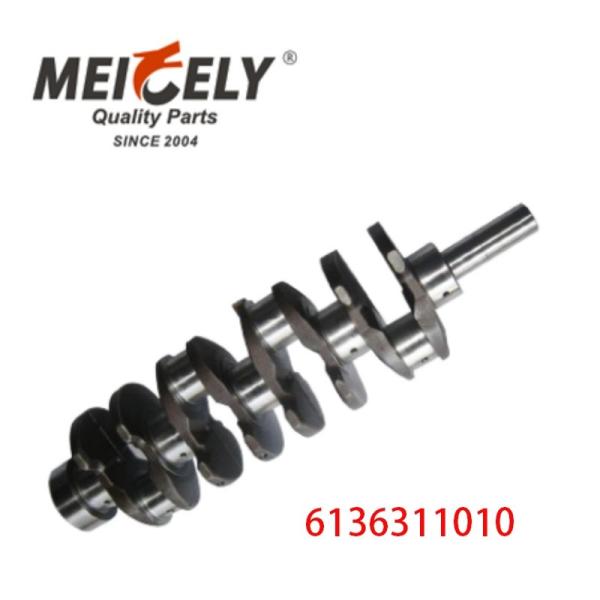 6136-31-1010  HFC1040 Engine Crankshaft For Komatsu Excavator