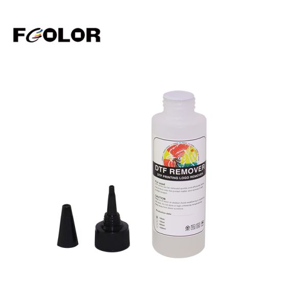 New Product 100ML T-Shirt Pattern Colors White Printing Ink Removal Liquid DTF Remover for DTF Removing Solution