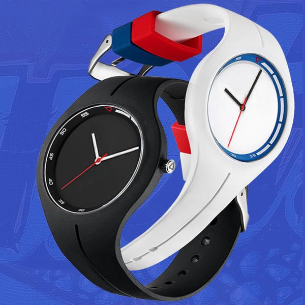 41mm Watch On Woman'S Wrist , Silicone Bracelet Wrist Watch For Ladies