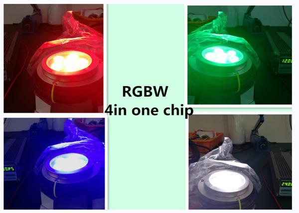 Round 6-LED IP68 Boat Transom Mount Light LED Stainless Steel Marine Underwater Lights For Boat Transom Fishing