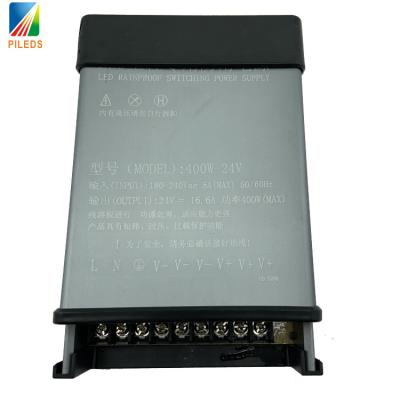 Switching 24V LED Power Supply 400W Rainproof With Aluminum Alloy Shell