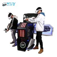 Simulador interativo de dois jogos da plataforma da batalha dos jogadores VR