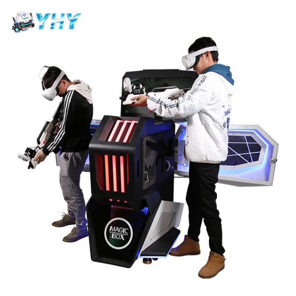 Simulador interativo de dois jogos da plataforma da batalha dos jogadores VR