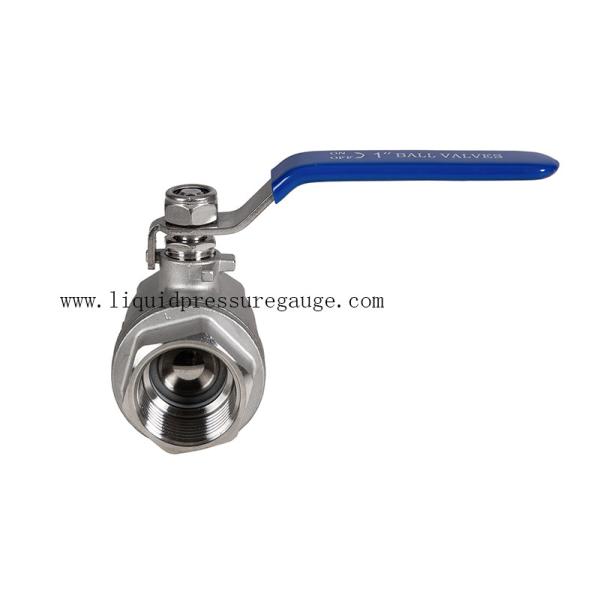 2 PC 1 Inch Manifold Ball Valve 212 F For Water Stainless Steel