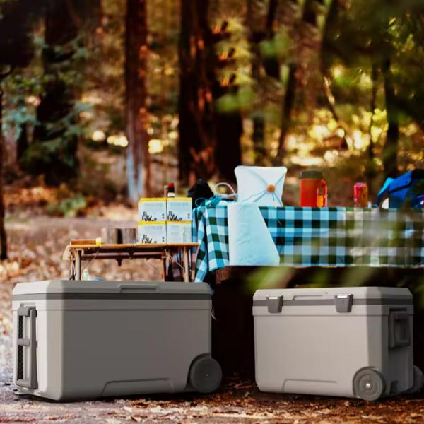 PU Insulated Camping Cooler Box 48h Cold Storage 940x550x495mm
