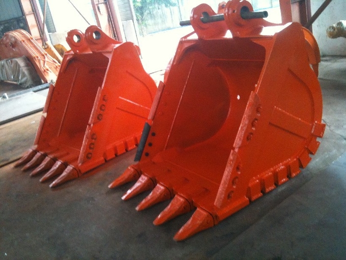 Высокая прочность тяжелая экскаваторная ведра с Q355B Hardox450/500/550