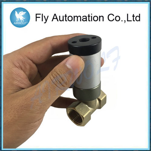 Pièces d'auto Q22HD-20 des véhicules à moteur valve en laiton liquide de contrôle aérien de valve de tube pneumatique de manière de 3/4 pouce 2-2