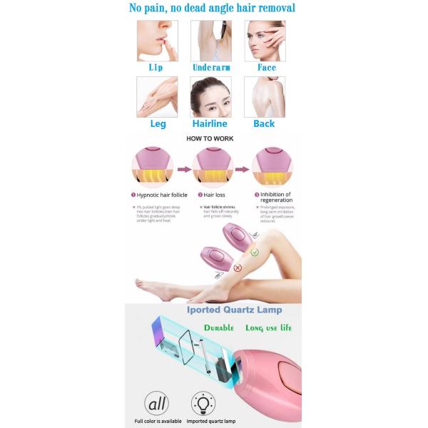 Handheld интенсивный пульсированный лазер Epilator IPL света 3.3cm2